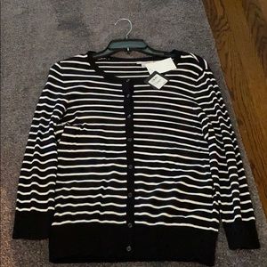 Black and White striped sweater